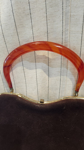 Rare vintage Empress soft felt purse
