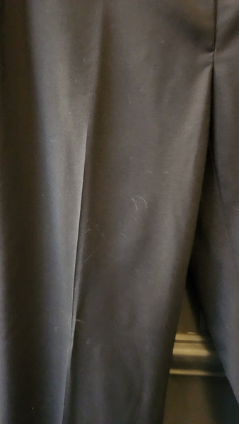 Lafayette 148 Black Wool Flat Front Pants