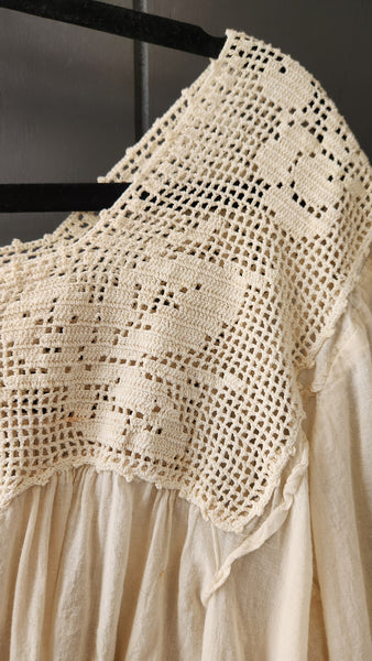 Magnolia Pearl Love Crochet Neckline Top