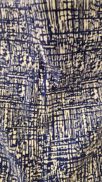 Sara Campbell Royal Blue and White Pants