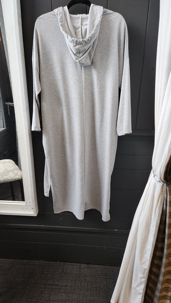 Bella Amore Gray Sweatshirt Dress