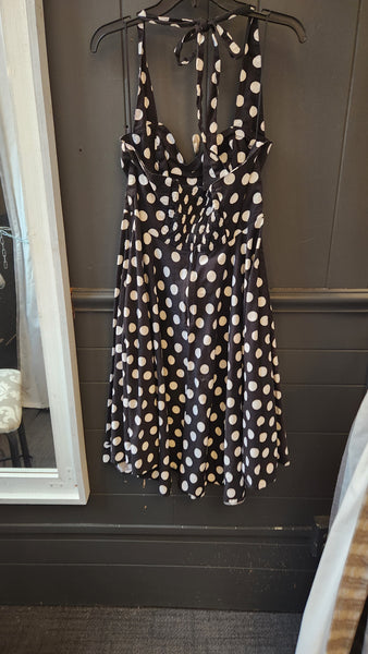 Hell Bunny Polka Dot Halter Dress