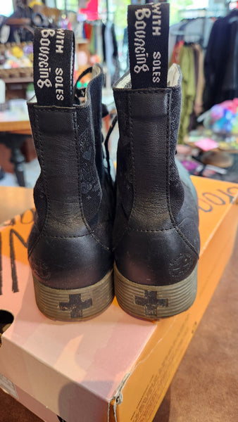 Dr Martens Day of the Dead Ankle Boots