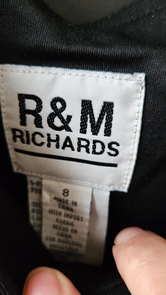 R&M Richards dress with floral embroidery