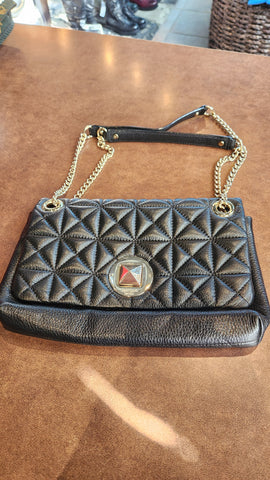 Kate Spade Black Quilted Leather Purse