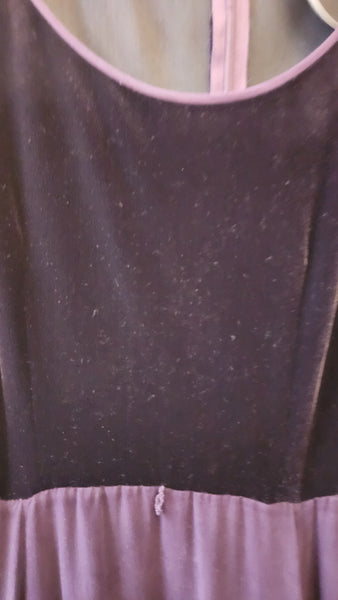 Dana Buchman Velvet and Chiffon  Gown