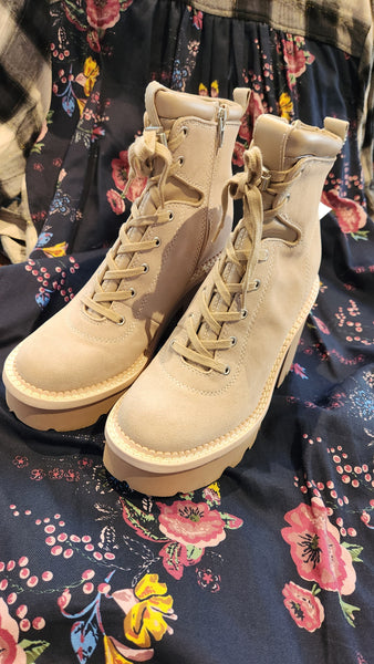 Dolce Vita Lug Sole Tan Boots