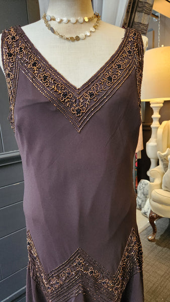 Dress Barn Sleeveless Flapper Style Dress