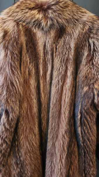 Raccoon or Beaver Fur Coat