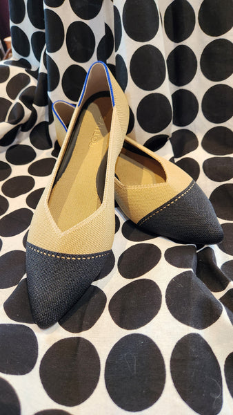 Rothy's Two Tone Slip on Flats
