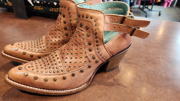 Corral Light Brown Leather Shoes