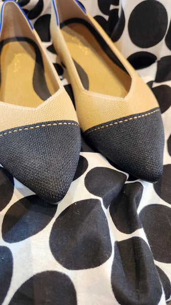 Rothy's Two Tone Slip on Flats