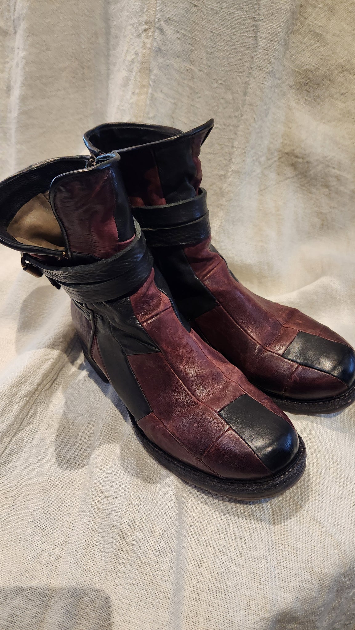 A.S. 98 Patchwork Boots