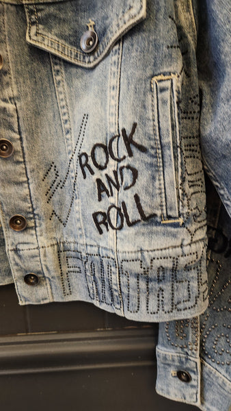 Charlie B Rock and Roll Denim Jacket