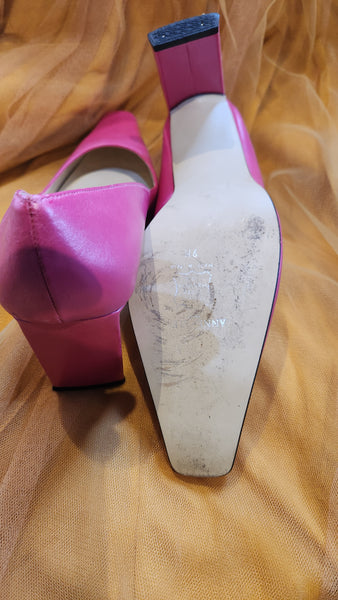 Anne Klein Metallic Pink Heels