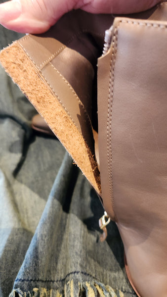 Reiss Tawny Tan Ankle High Boots