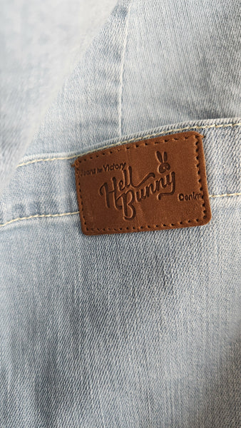 Hell Bunny Denim Sailor Pants