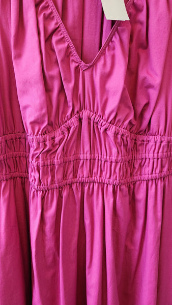 Nordstrom Puff Sleeve Midi Dress