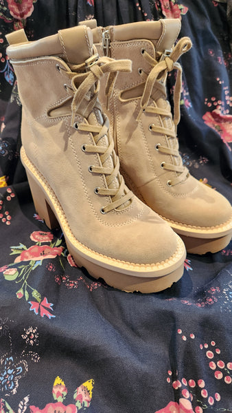 Dolce Vita Lug Sole Tan Boots