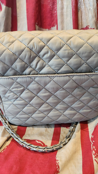 Mz Wallace Quilted Taupe colored Purse