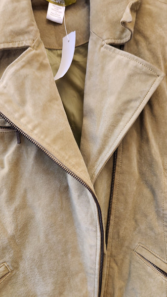 Acorn Suede Motorcycle Style Jacket