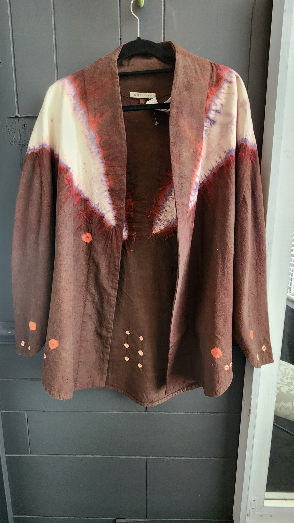 Eleven Eleven Cotton Tie Dye Blazer