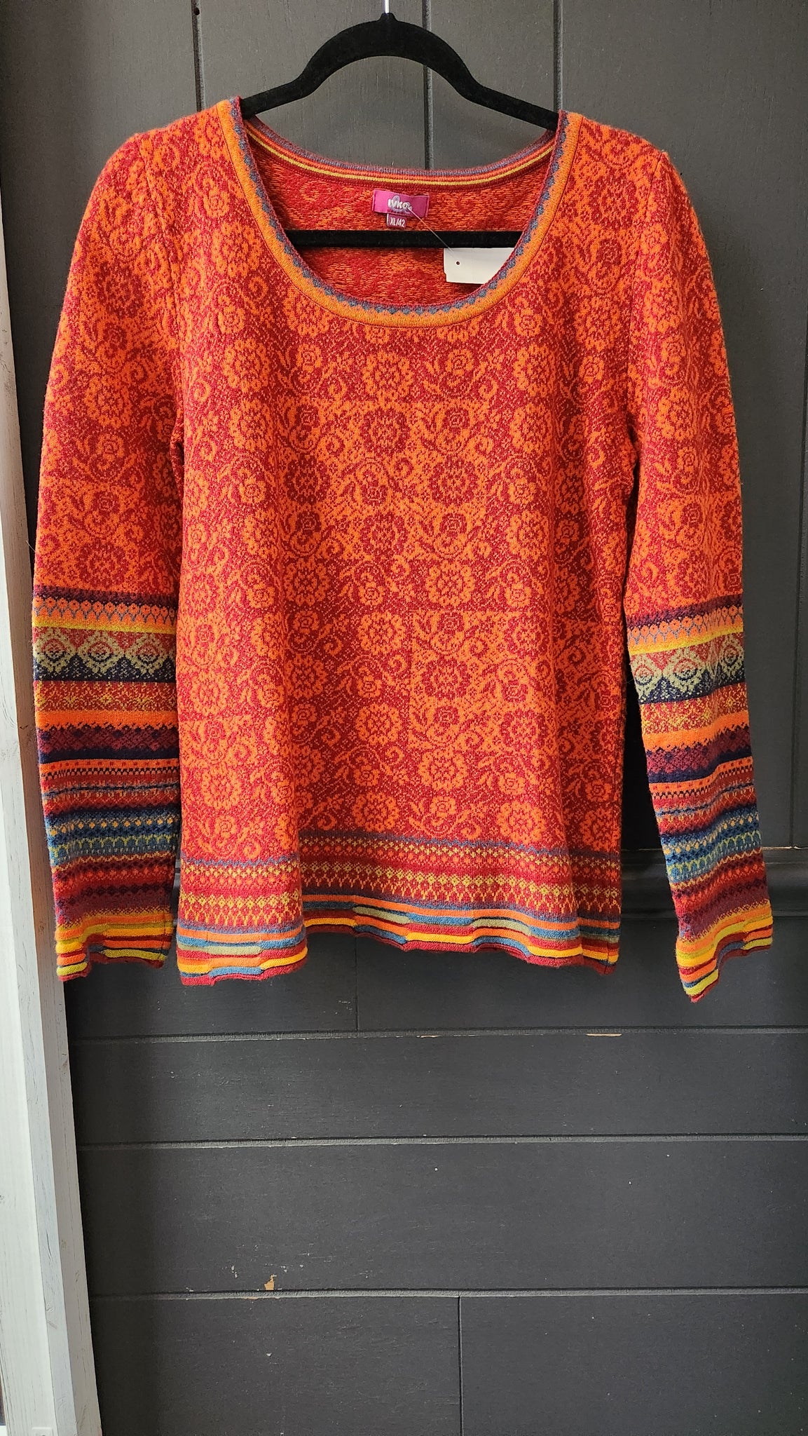 Ivko Long Sleeved Print Sweater