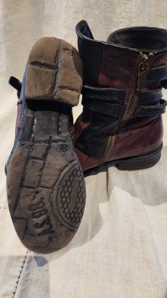 A.S. 98 Patchwork Boots