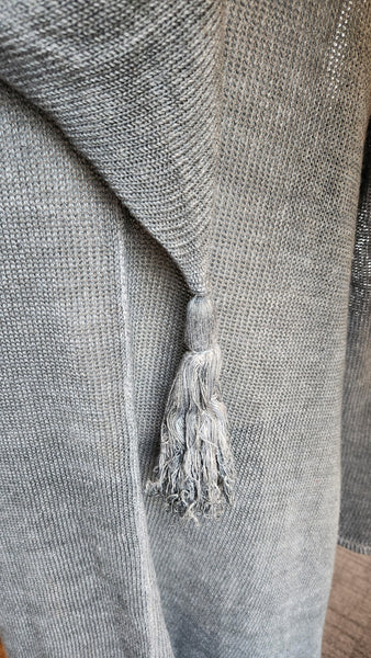 Grizas Linen and Cotton Hoodie Cardigan