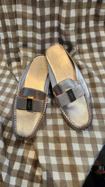 Kate Spade Marsha Rose Gold Mules
