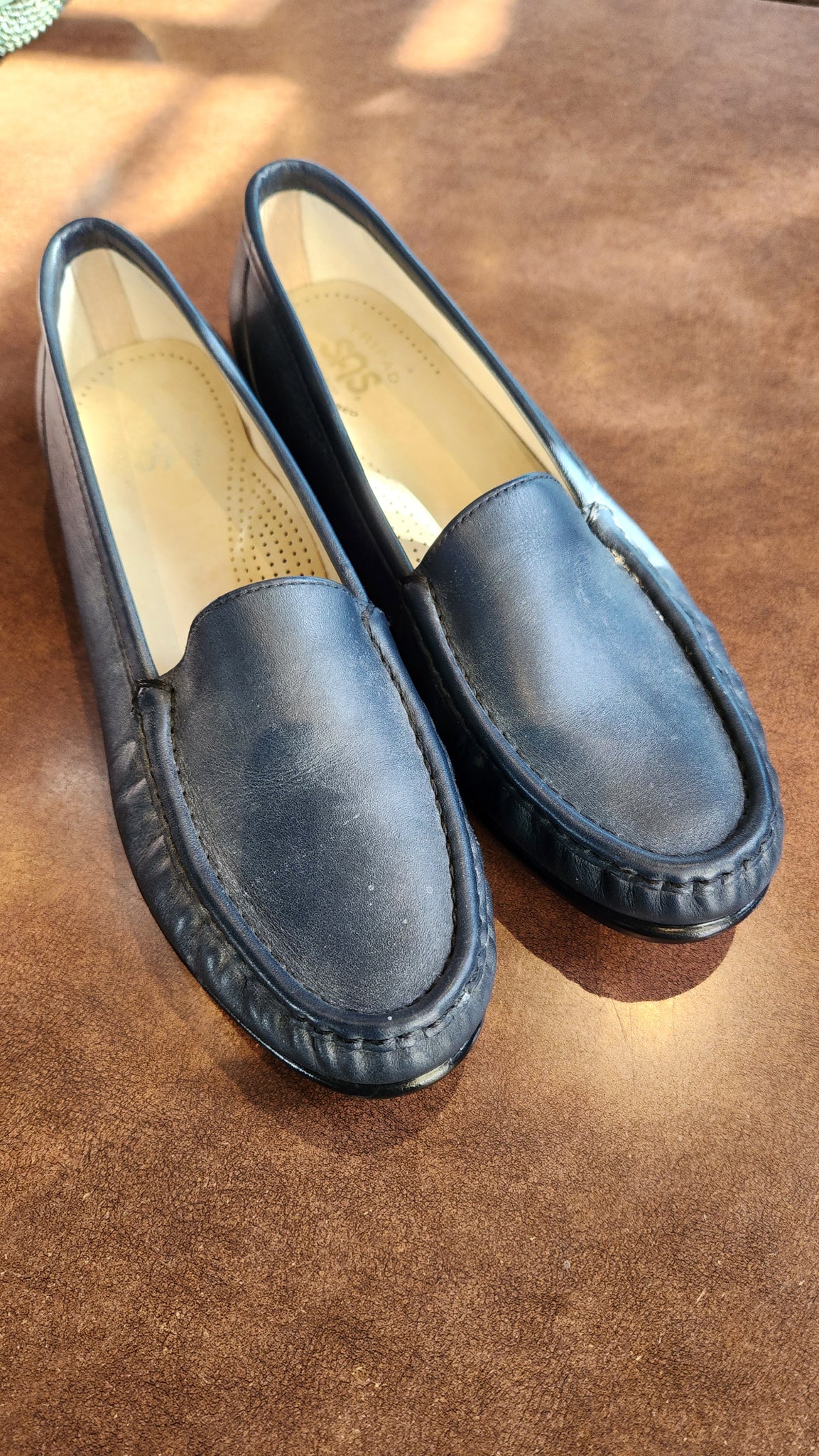 SAS Navy Blue Loafers