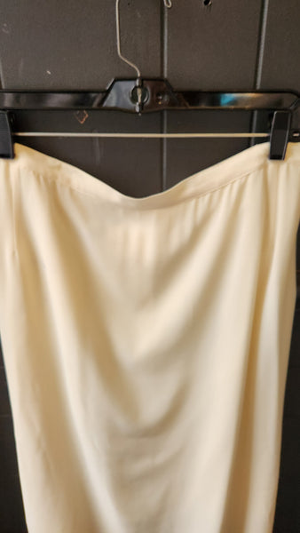Cartise 2 Piece Ivory Top/Blazer and Long Ivory Skirt