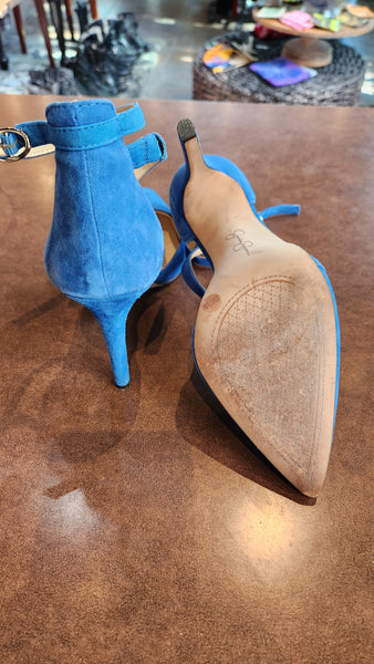 Jessica Simpson Blue Suede Heels