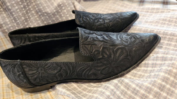 Frye Black Leather Shoes