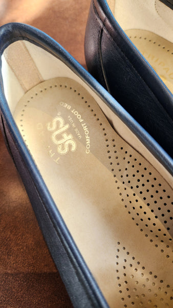 SAS Navy Blue Loafers