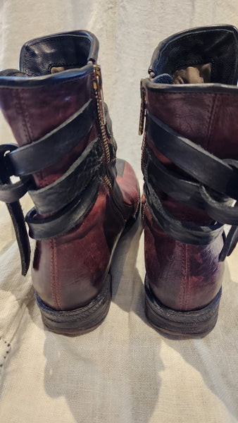 A.S. 98 Patchwork Boots