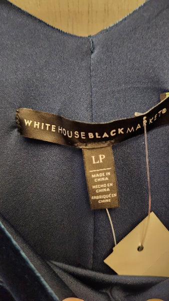 White House Black Market Teal Velvet Dress