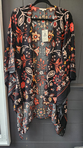 Floral Fall Kimono