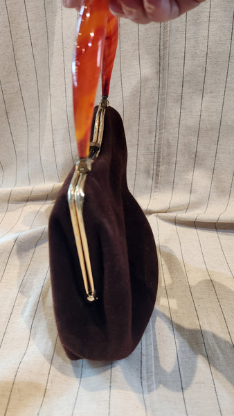 Rare vintage Empress soft felt purse