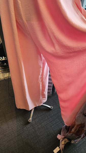 Bucketlist Strapless Pink Jumpsuit