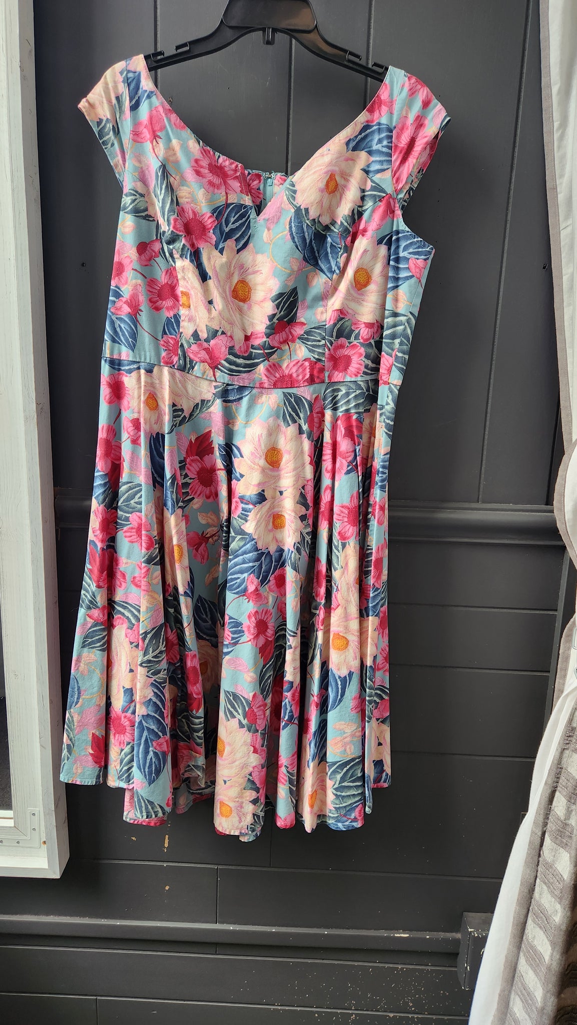 Hell Bunny Sleeveless Floral Dress