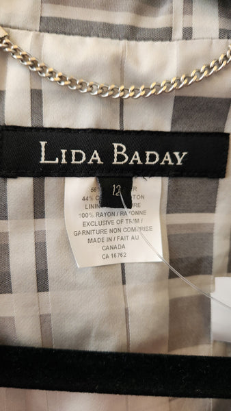 Lida Baday Plaid Blazer