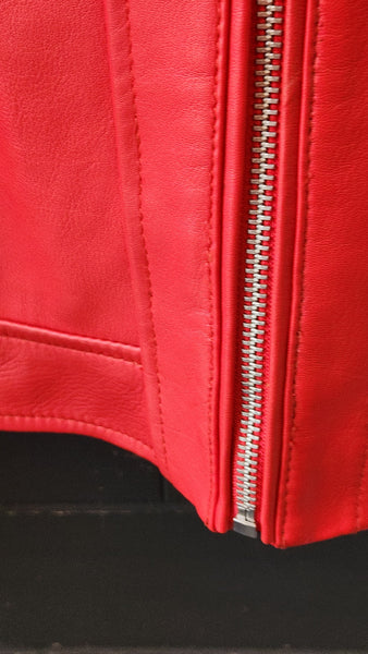 Cole Haan Red Leather Jacket