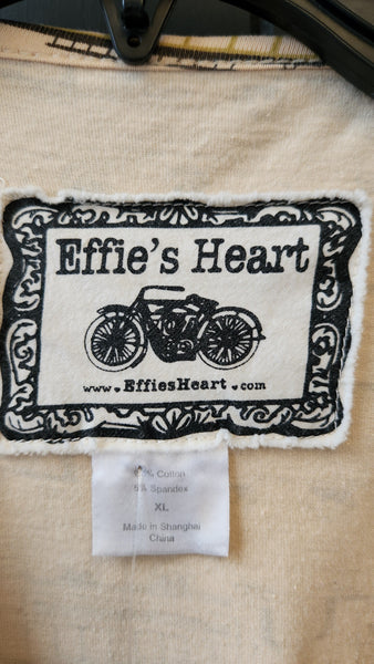 Effie's Heart Sleeveless Wrap Dress with Vintage Train Car Pattern