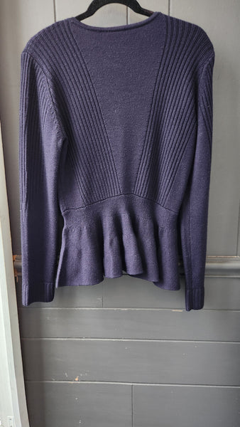 Magaschoni Wool Ribbed Sweater