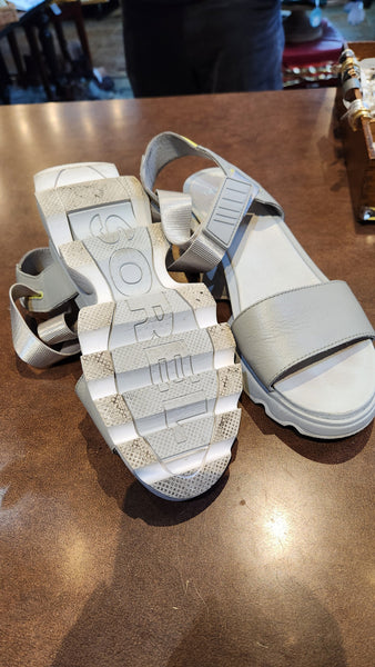 Sorel Light Gray Lug Sole Sandals