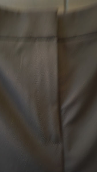 Lafayette 148 Black Wool Flat Front Pants