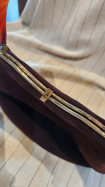 Rare vintage Empress soft felt purse