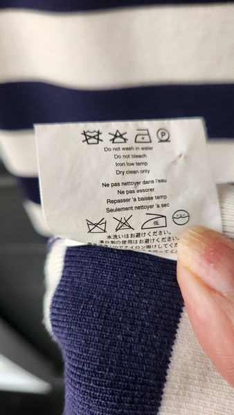 Michael Kors Knit Navy and White Stripe Knit Dress