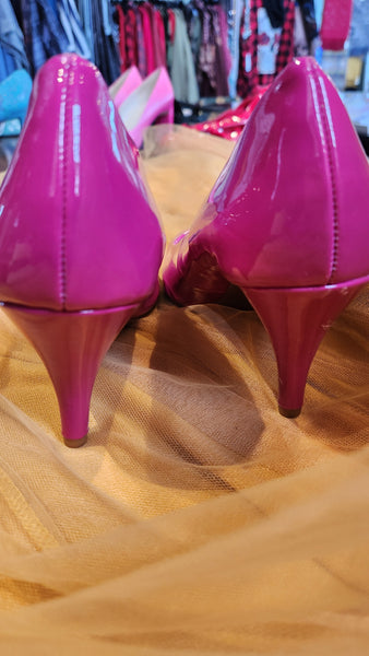 Bandolino Hot Pink Patent Leather Heels